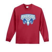 Riverside Long Sleeve T-shirt - Red